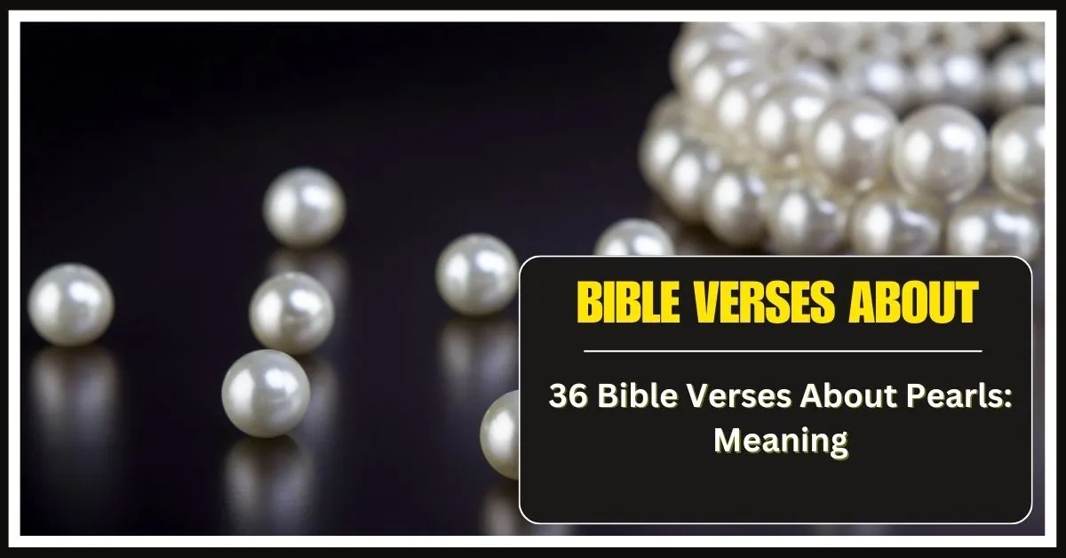 Bible Verses About Pearls