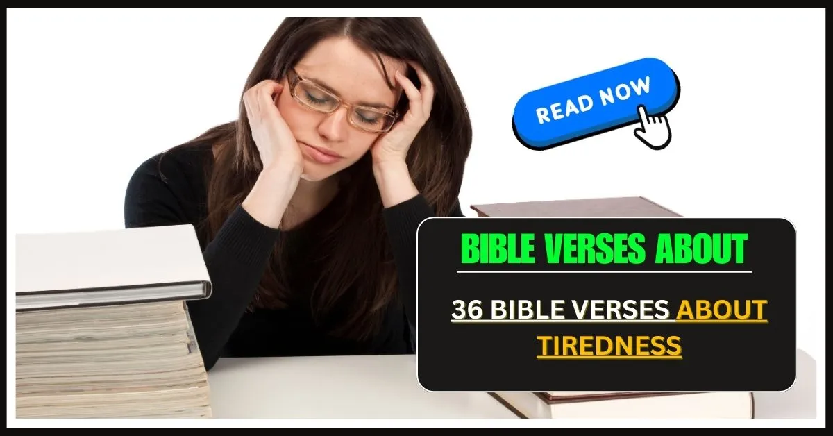 Bible Verses About Tiredness