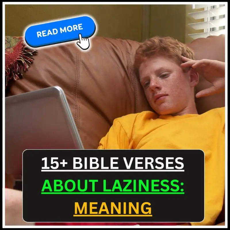 Bible Verses About Laziness