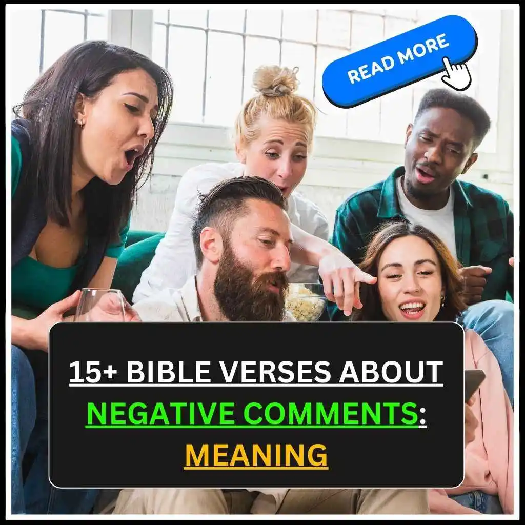 Bible Verses About Negative Comments