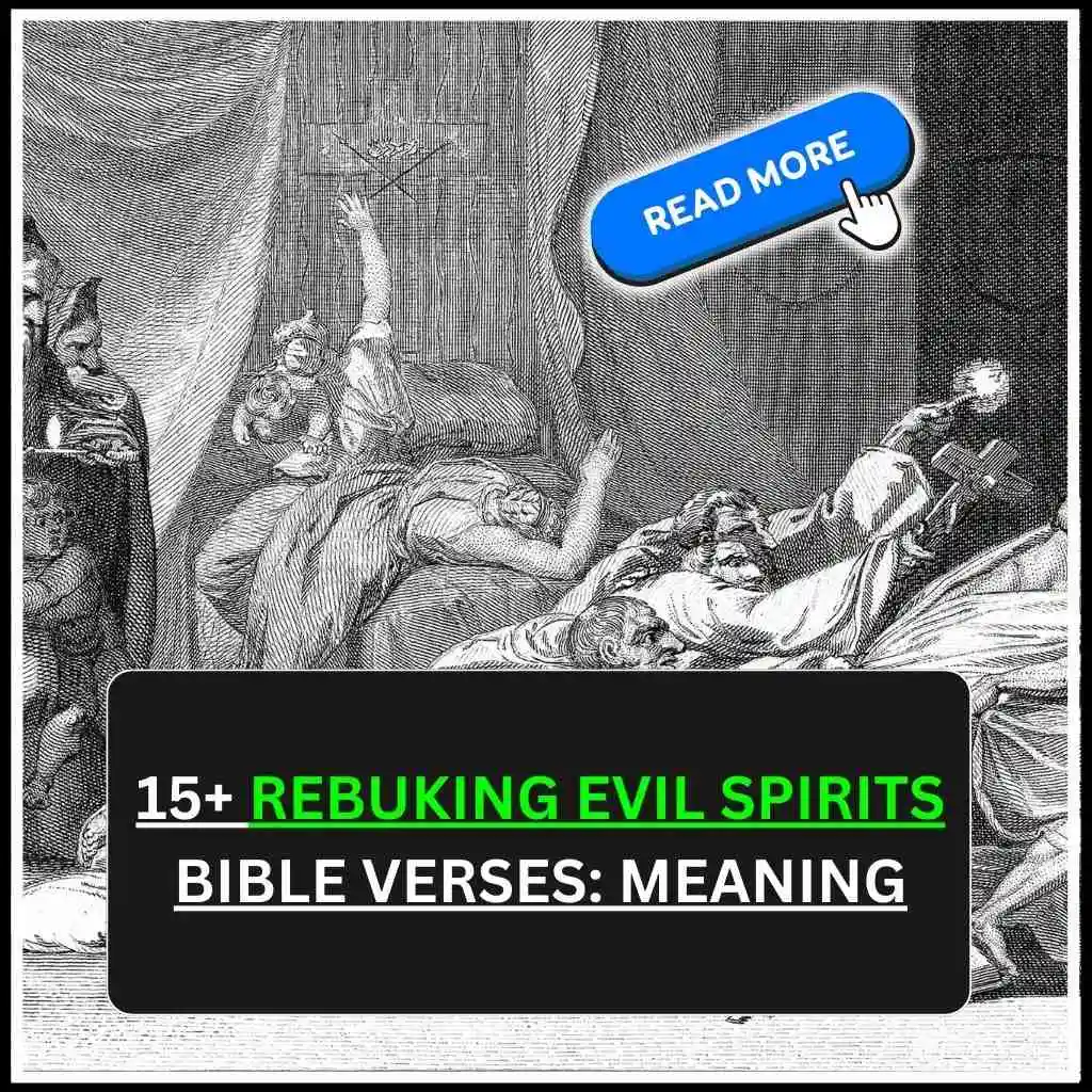 Rebuking Evil Spirits Bible Verses