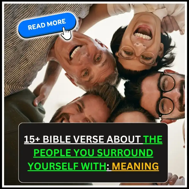bible verse about the people you surround yourself with