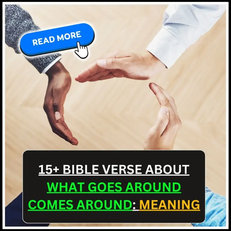 bible verse about what goes around comes around