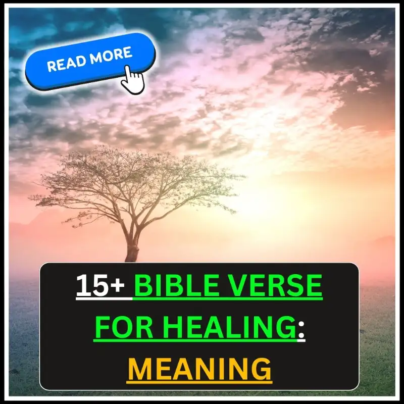 bible verse for healing