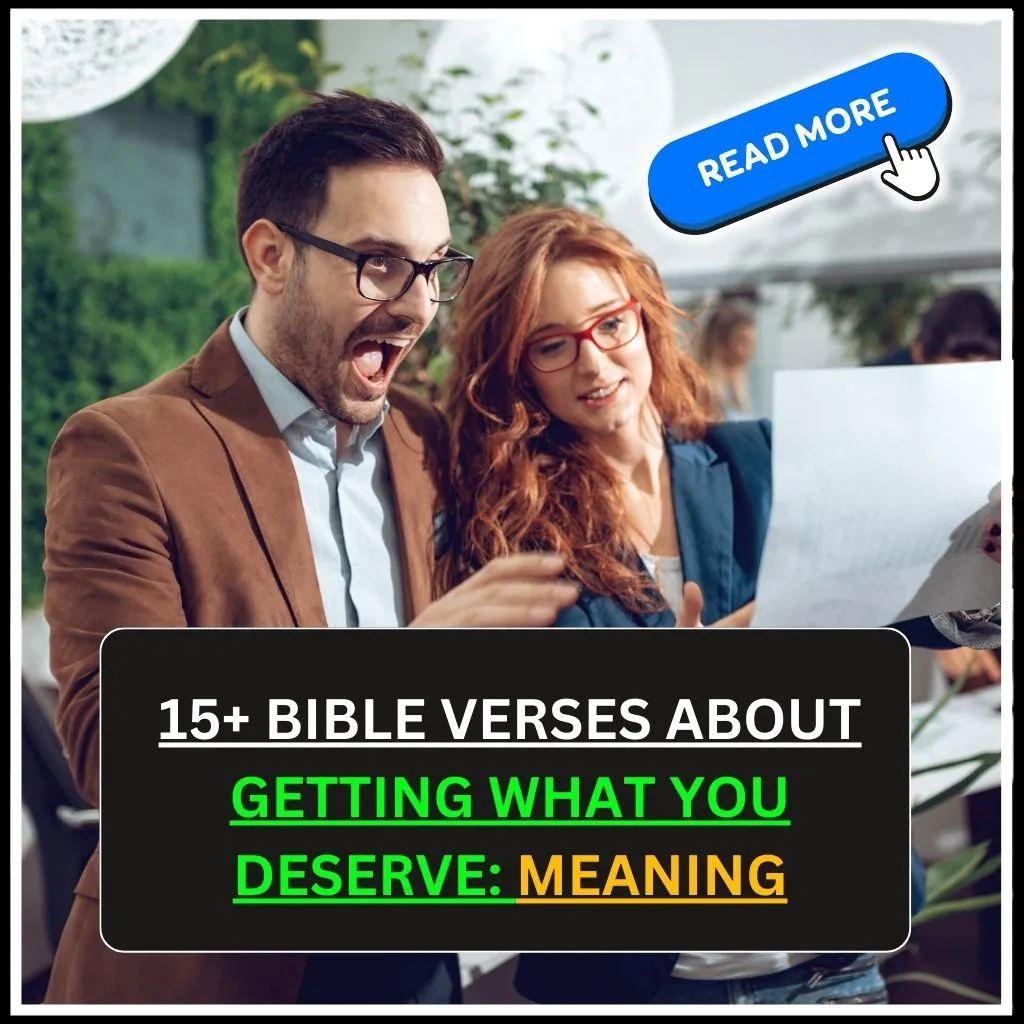 bible verses about getting what you deserve