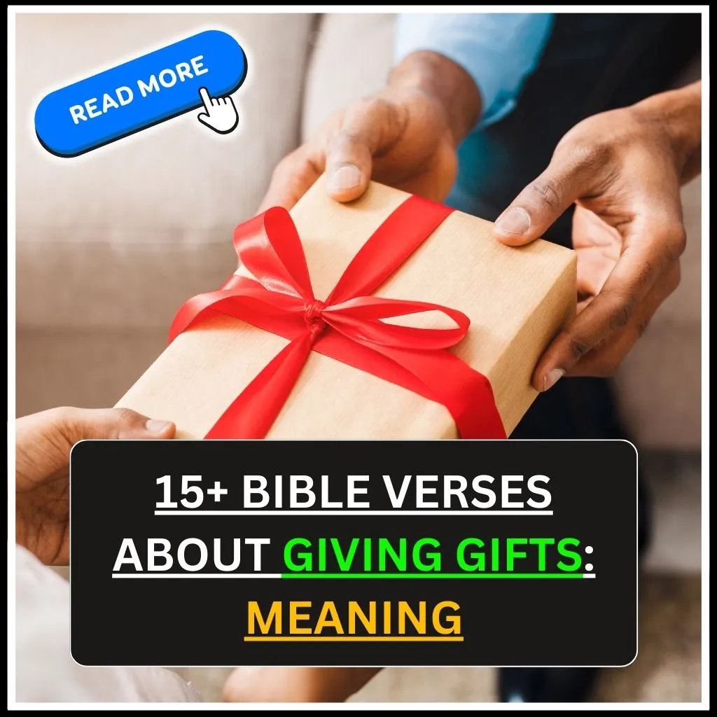bible verses about giving gifts