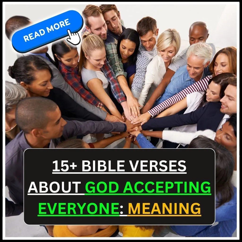 bible verses about god accepting everyone