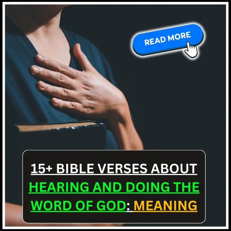 bible verses about hearing and doing the word of god