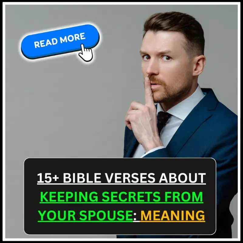 bible verses about keeping secrets from your spouse