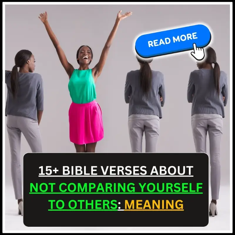 bible verses about not comparing yourself to others