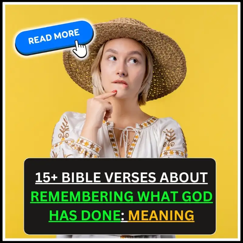 bible verses about remembering what god has done