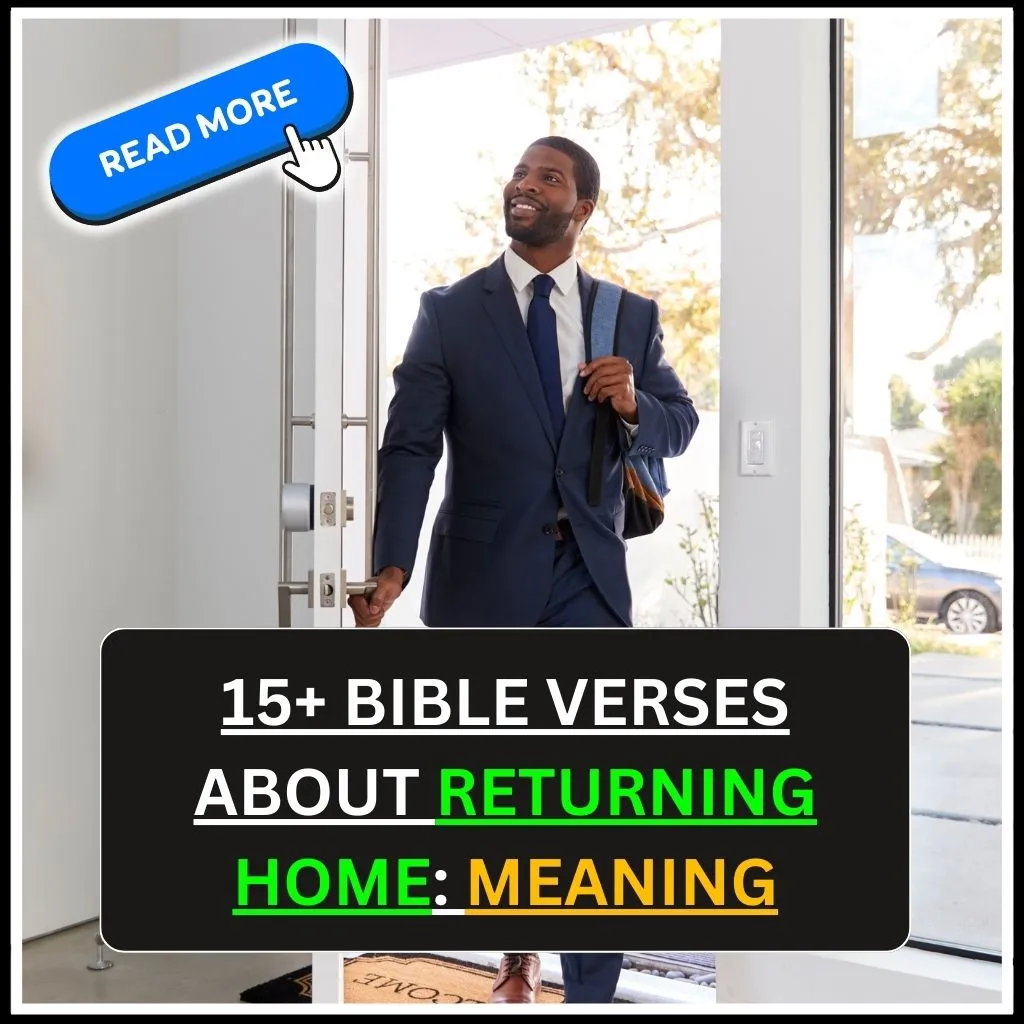 bible verses about returning home