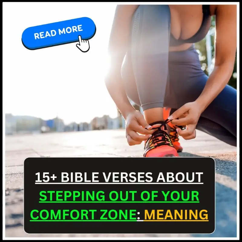 bible verses about stepping out of your comfort zone