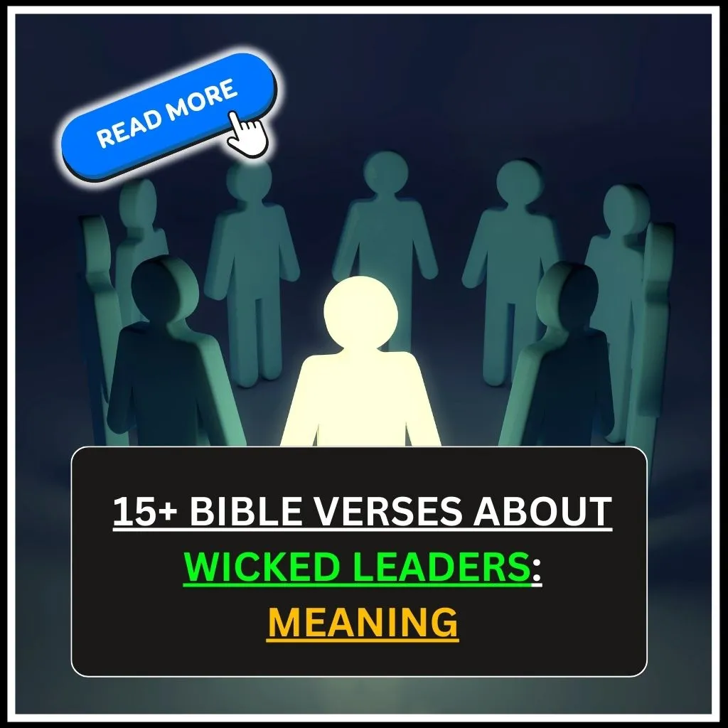 bible verses about wicked leaders