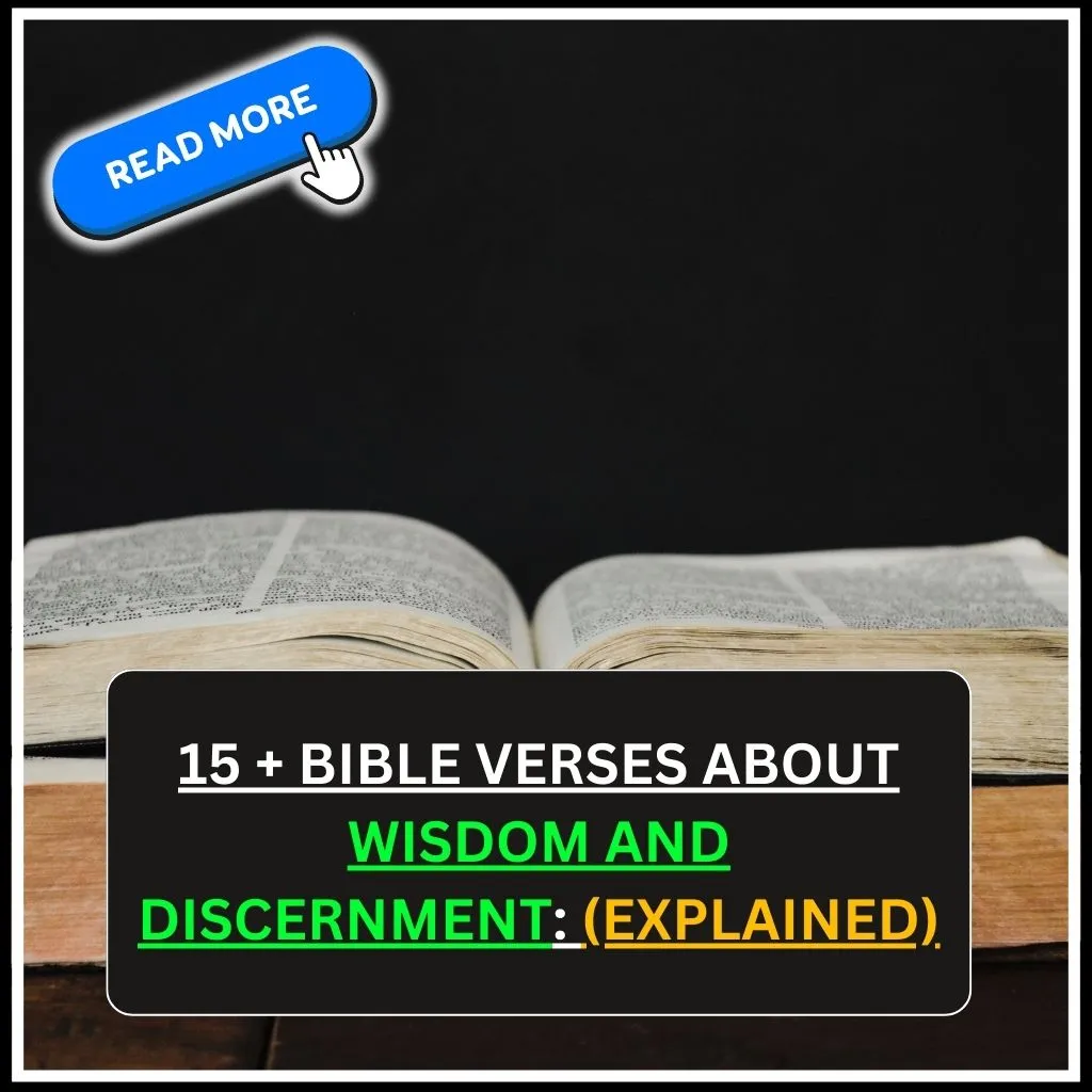 bible verses about wisdom and discernment