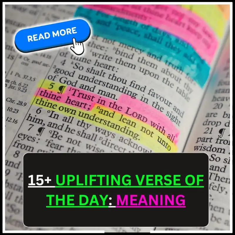 uplifting verse of the day