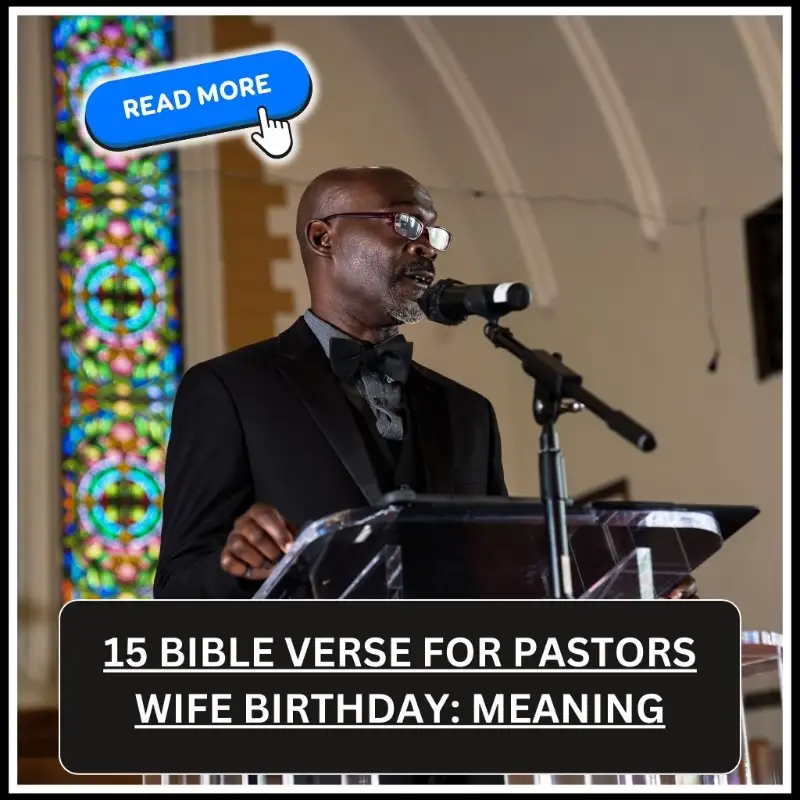 Bible Verse for Pastors Wife Birthday