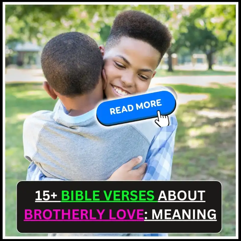 Bible Verses About Brotherly Love