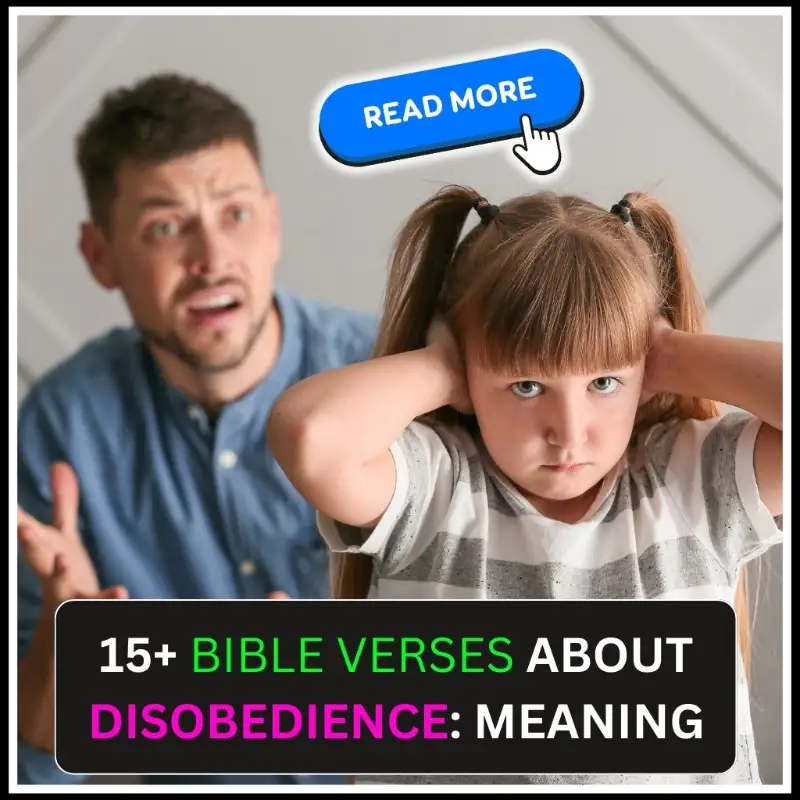 Bible Verses About Disobedience