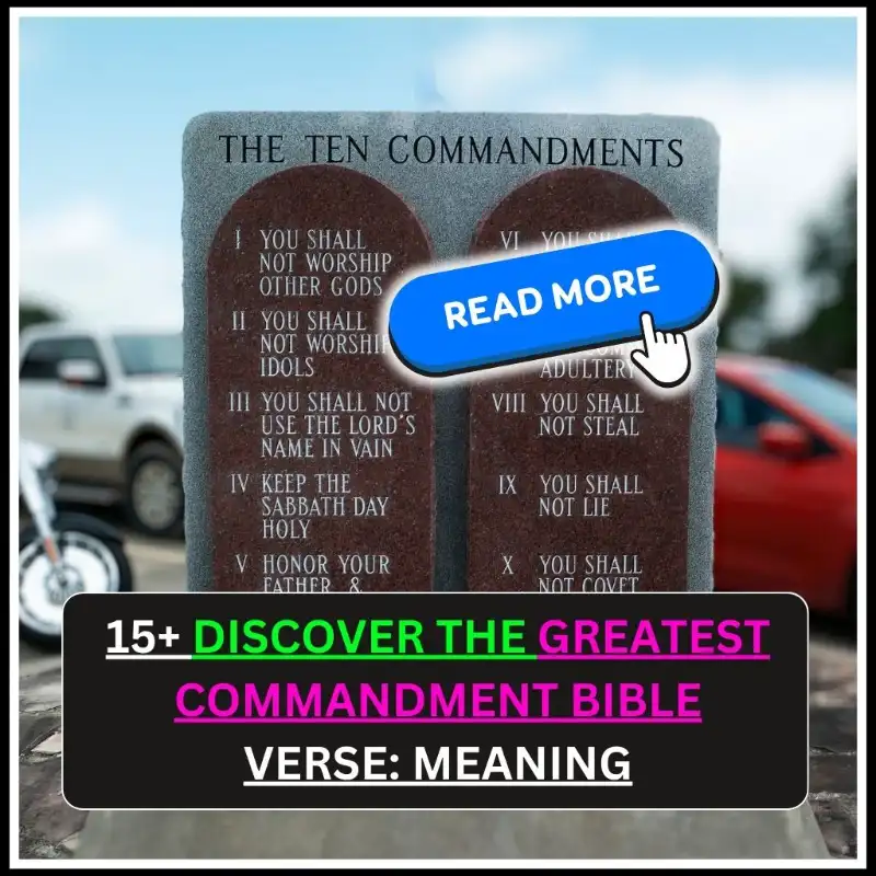 Greatest Commandment Bible Verses