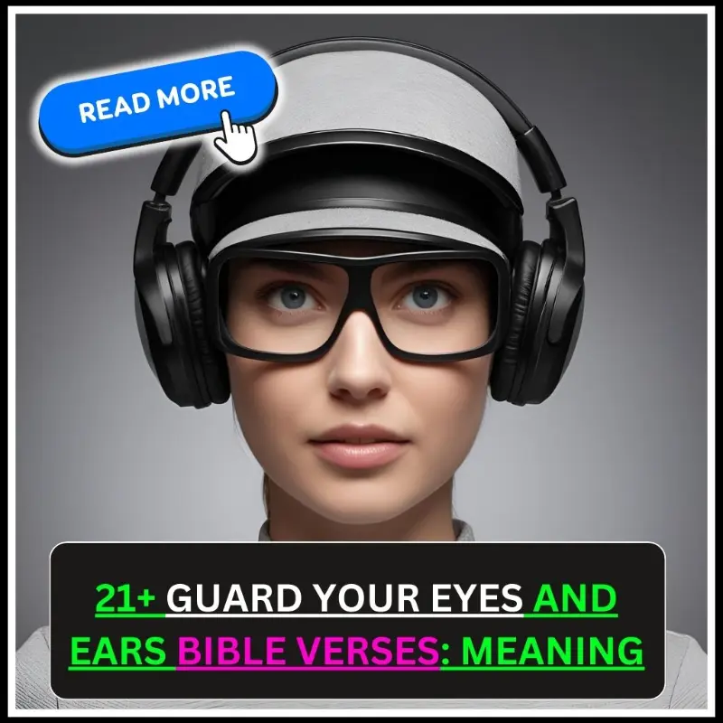 Guard Your Eyes and Ears Bible Verses