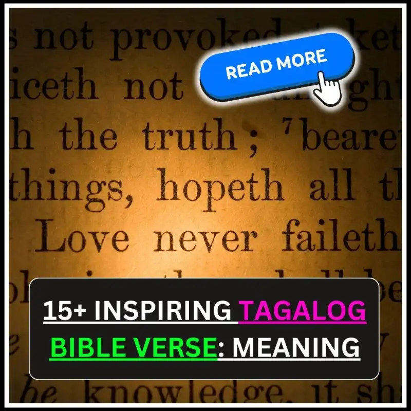 Tagalog Bible Verses