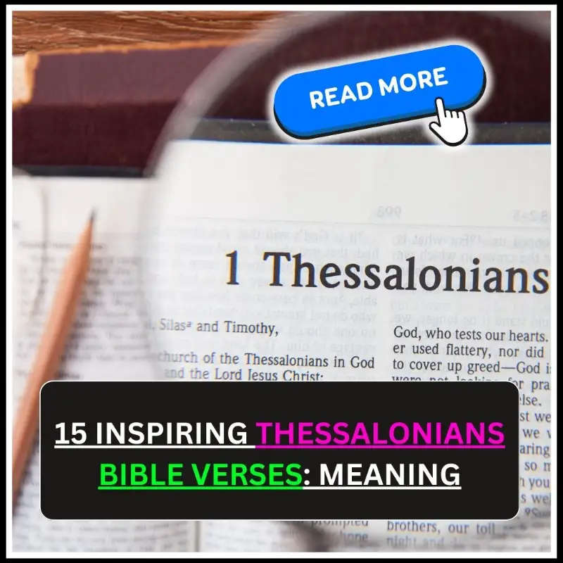 Thessalonians Bible Verses