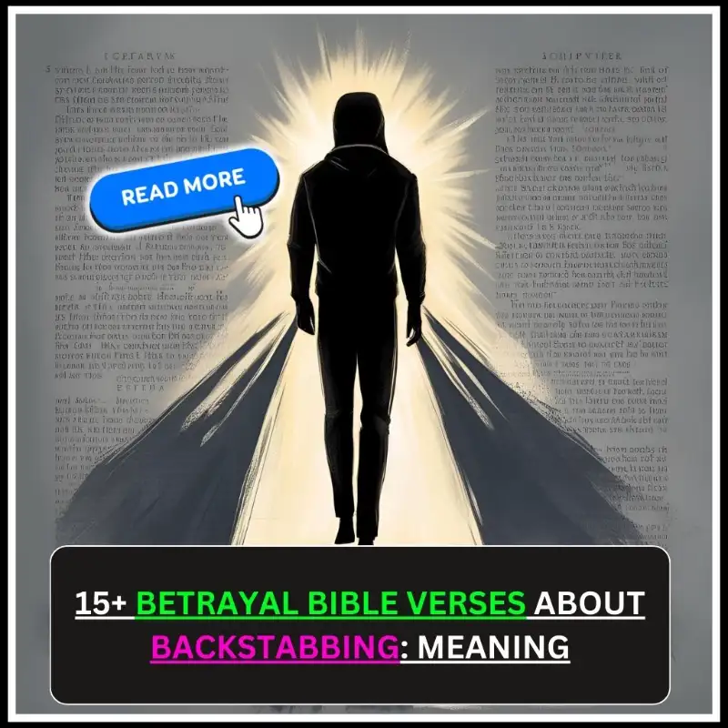 betrayal bible verses about backstabbing