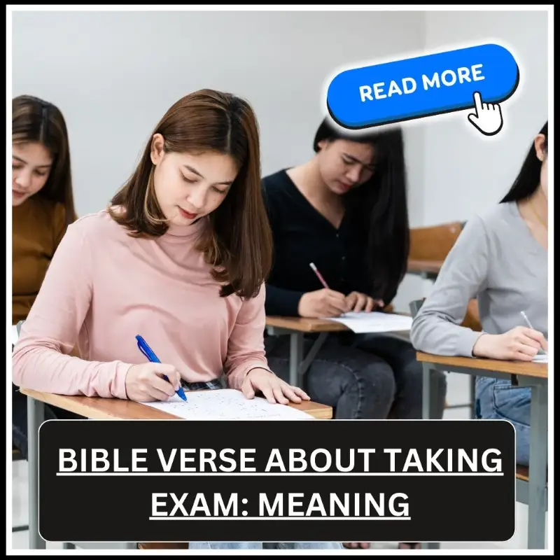 bible verse about taking exam