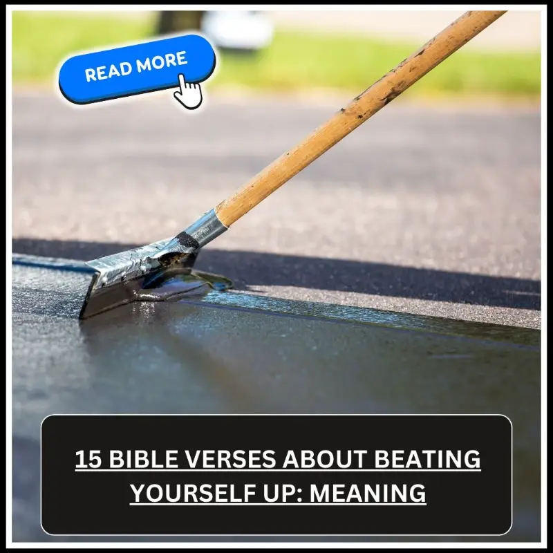 bible verses about beating yourself up
