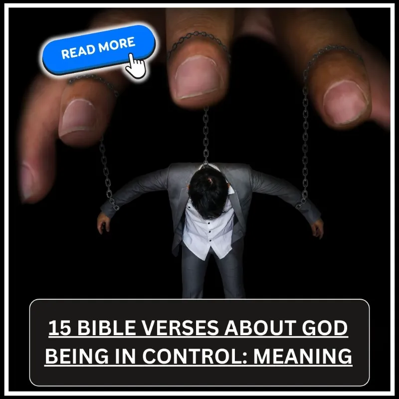 bible verses about god being in control