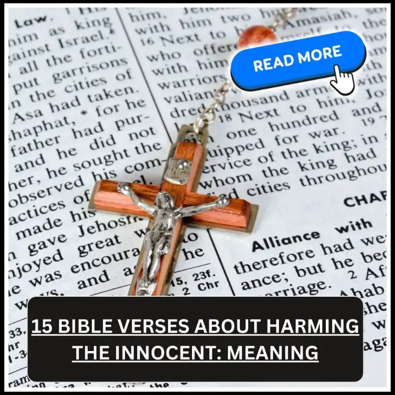 bible verses about harming the innocent