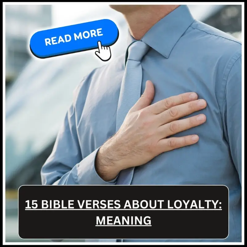 bible verses about loyalty