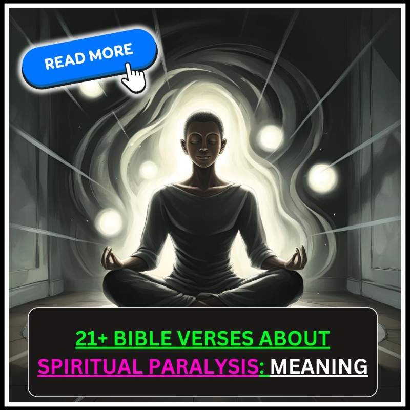 bible verses about spiritual paralysis