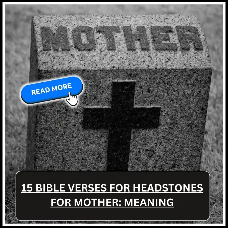 bible verses for headstones for mother