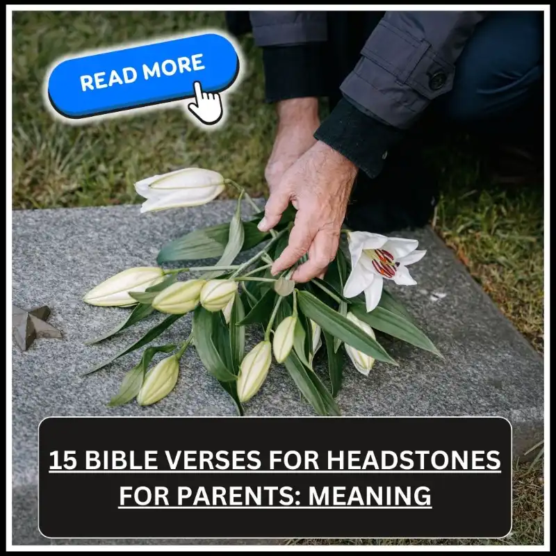 bible verses for headstones for parents