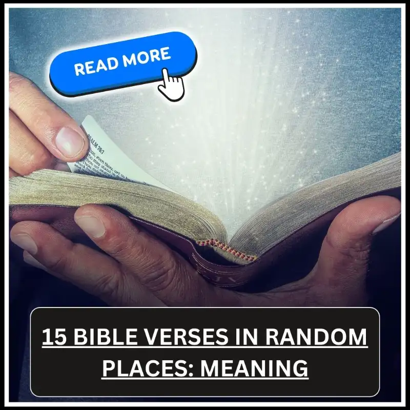 bible verses in random places