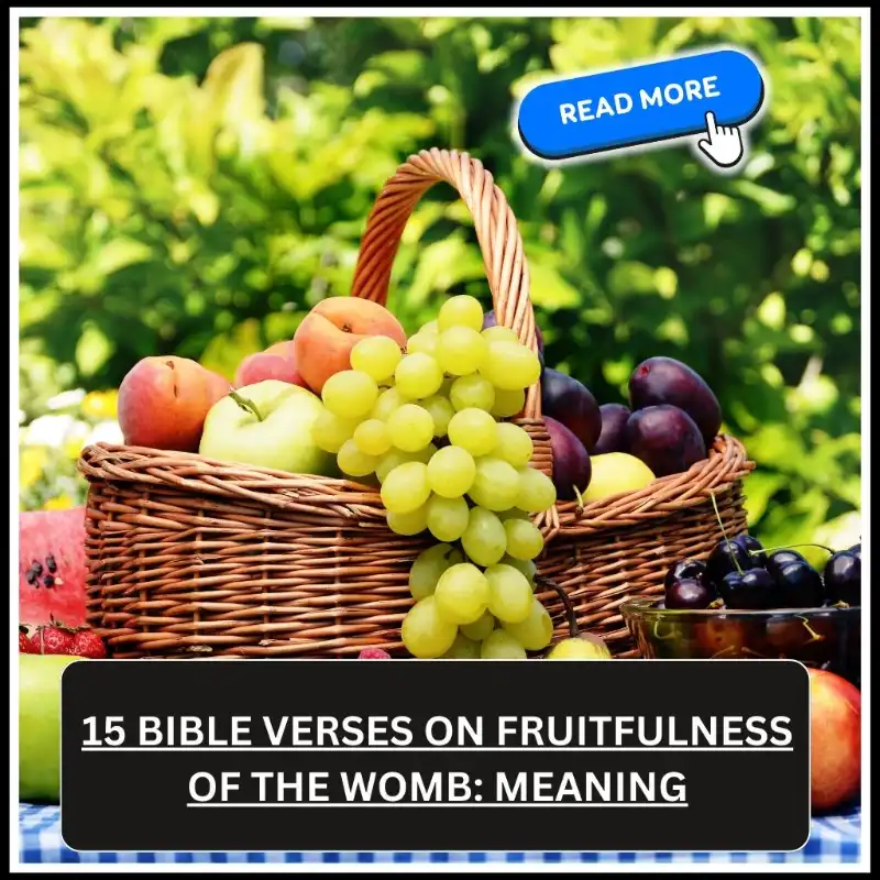 bible verses on fruitfulness of the womb