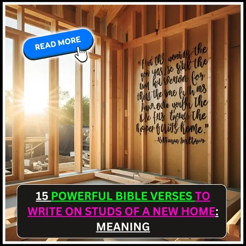 bible verses to write on studs of new home