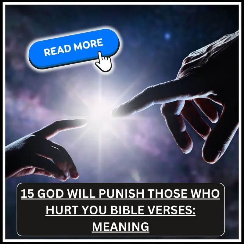 god will punish those who hurt you bible verse