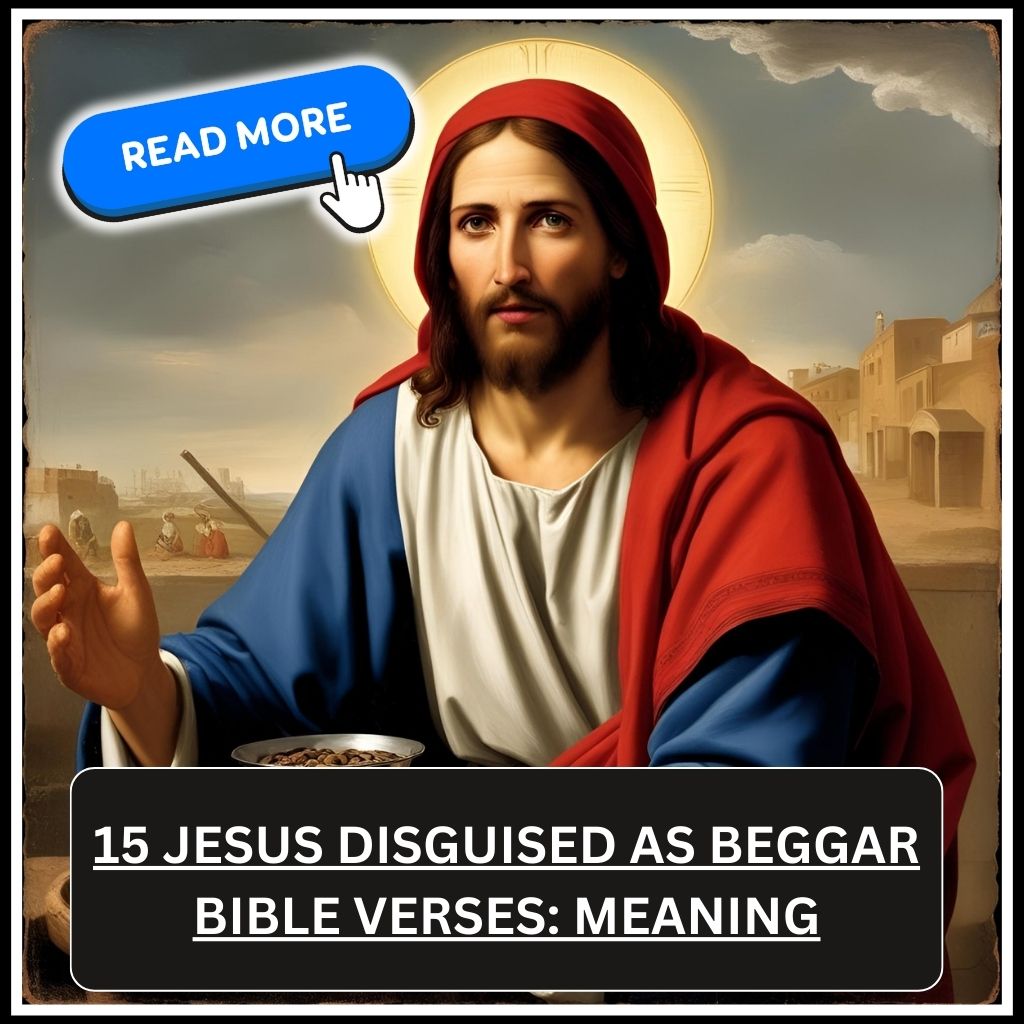 jesus disguised as beggar bible verse