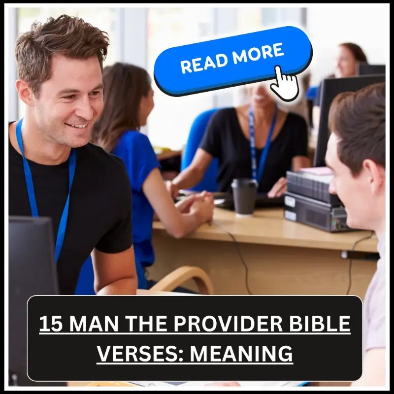 man the provider bible verse
