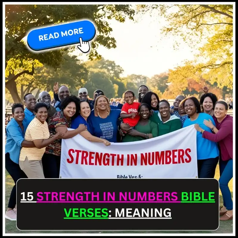strength in numbers bible verse