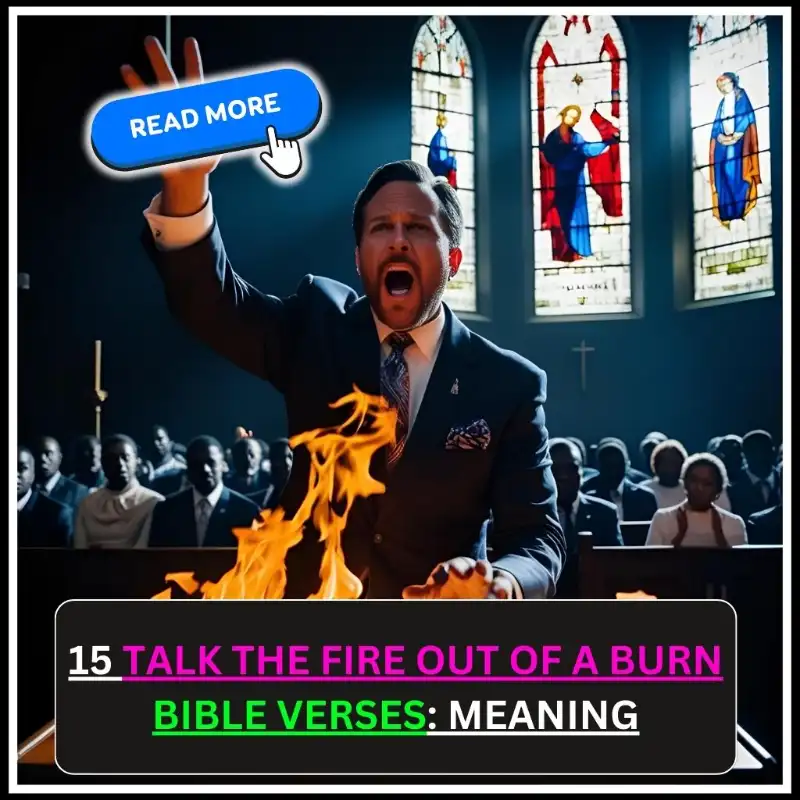 talk the fire out of a burn bible verse