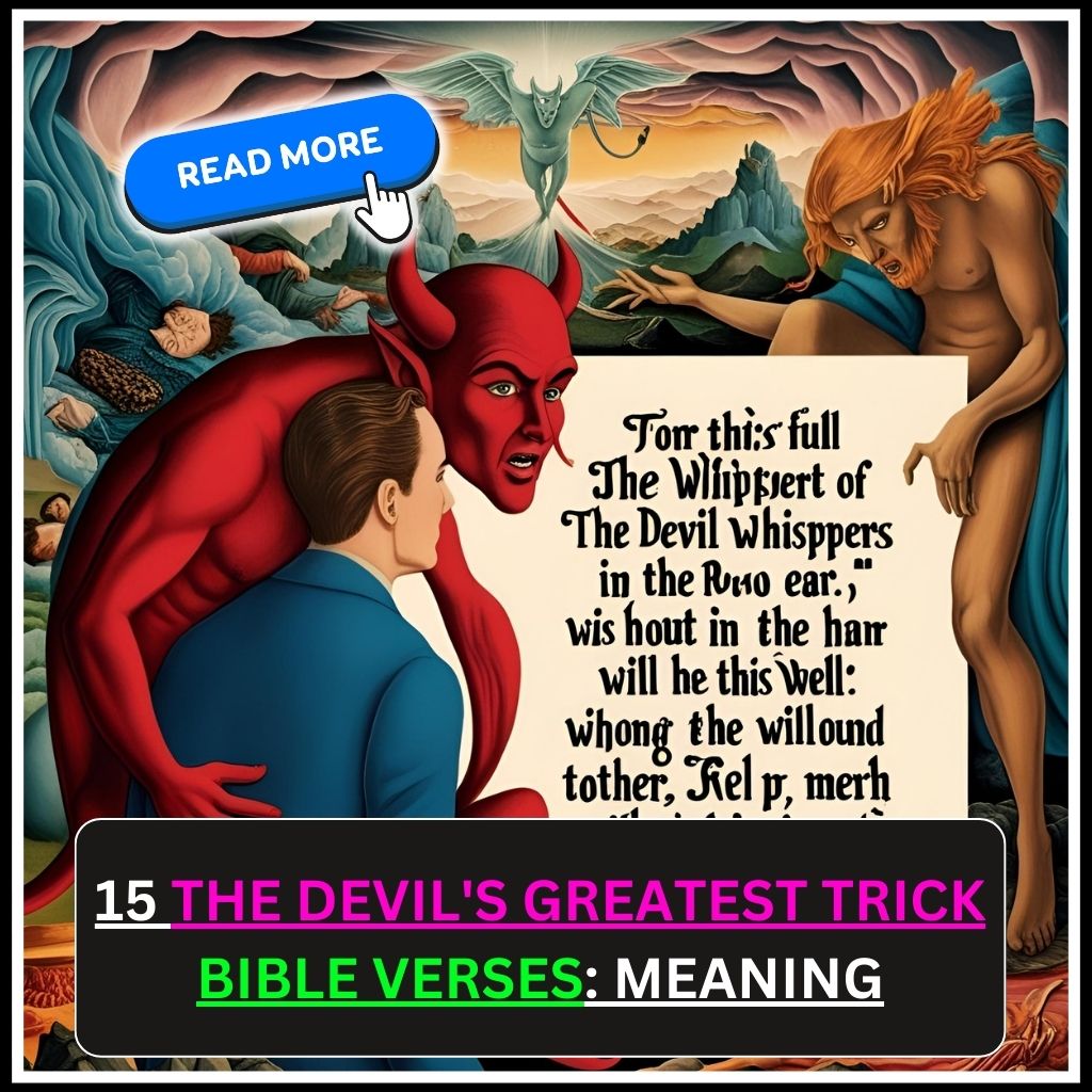 the devil's greatest trick bible verse