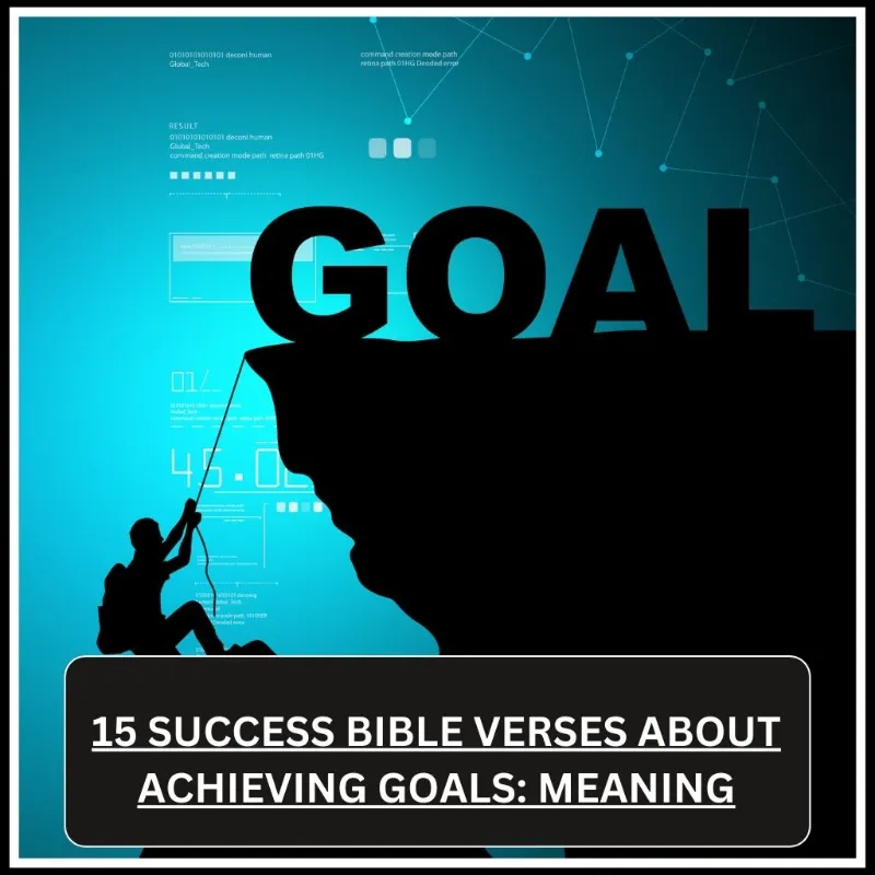 15 Success Bible Verses About Achieving Goals