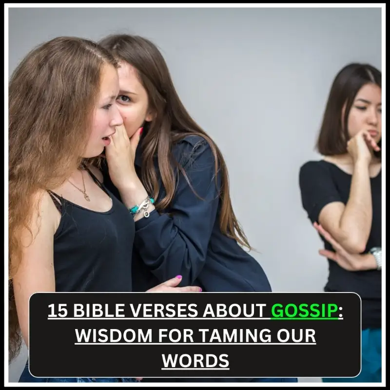 Bible Verses About Gossip