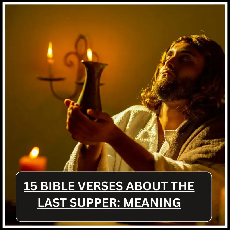 Bible Verses About the Last Supper