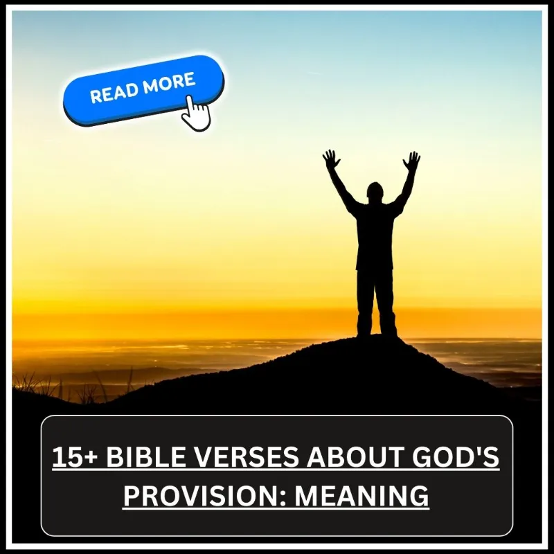 bible verses about god's provision