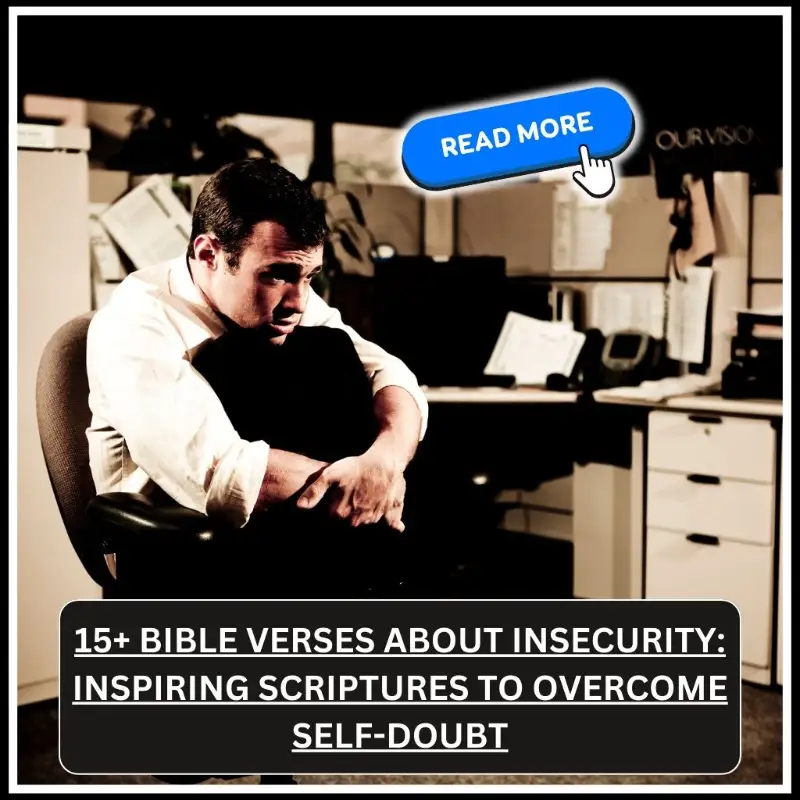 bible verses about insecurity